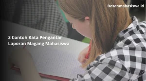 contoh kata pengantar laporan magang