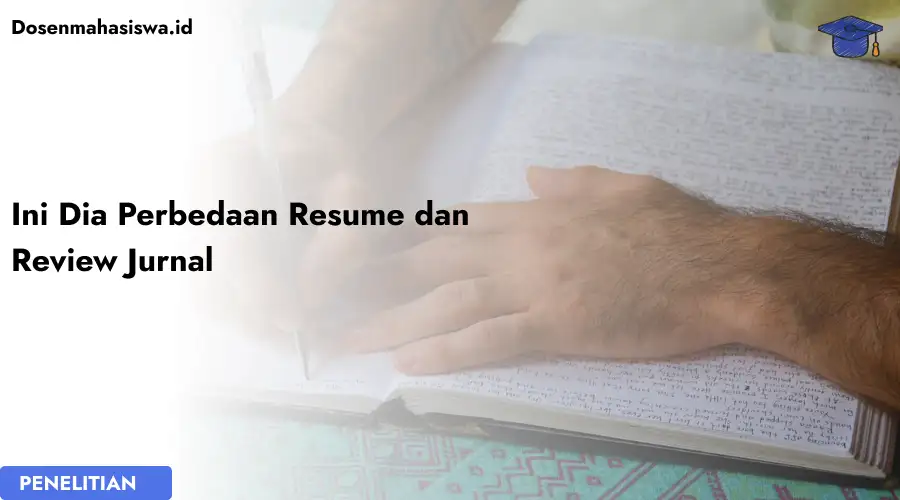 perbedaan resume dan review jurnal