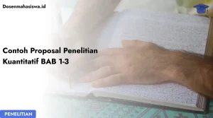 contoh proposal penelitian kuantitatif