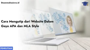 cara mengutip dari website