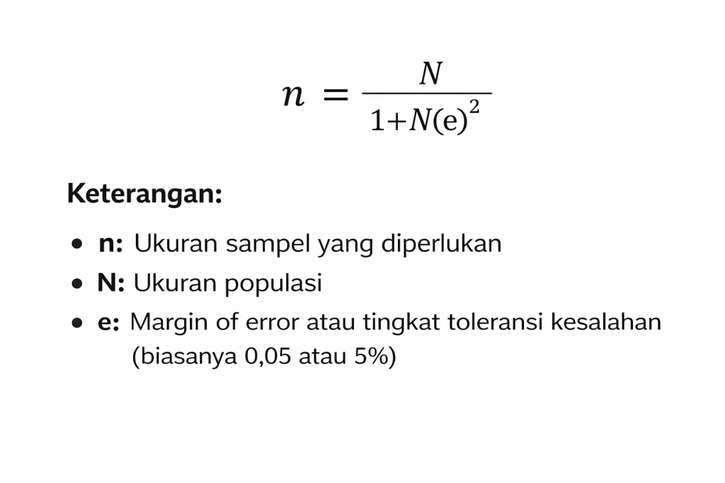rumus purposive sampling