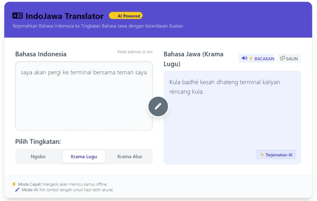 translate jawa lugu
