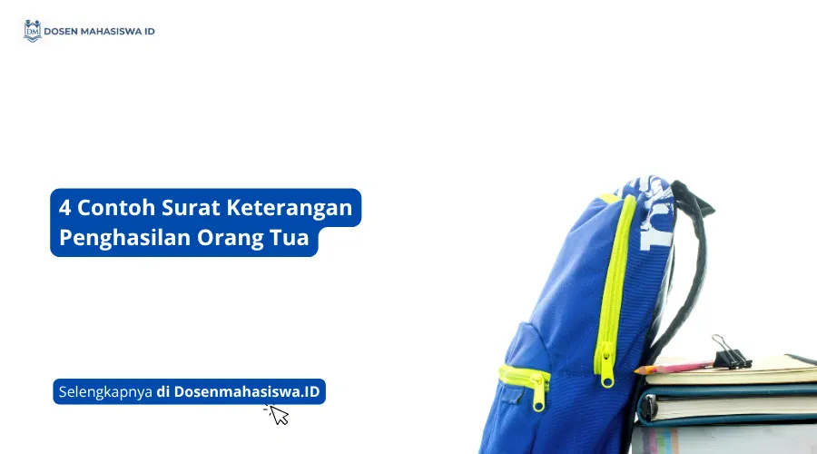 contoh surat keterangan penghasilan orang tua